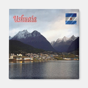 AR - Argentina - Ushuaia  By Night Magnet