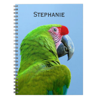 Ara Militaris Green Parrot Notebook
