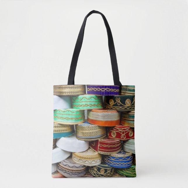 Arab Caps At Market Tote Bag (Front)