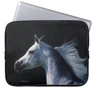 Arab Horse Headshot 2 Laptop Sleeve