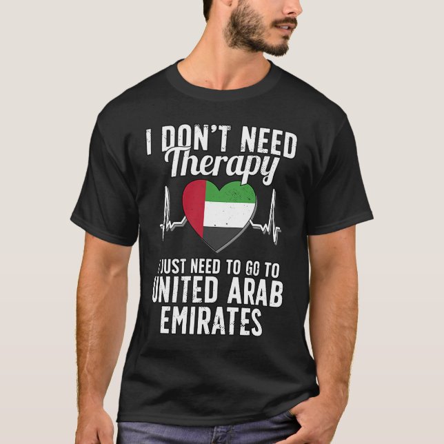 Arab I United Arab Emirates Flag I United Arab Emi T-Shirt (Front)