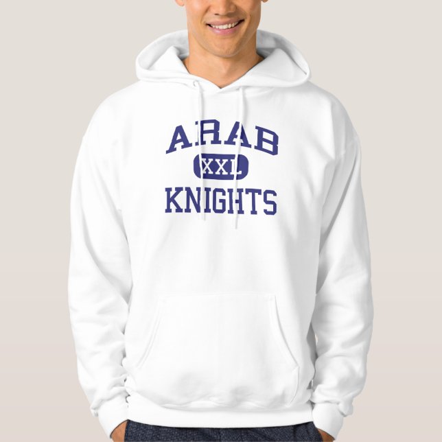 Arab - Knights - Junior High School - Arab Alabama Hoodie (Front)