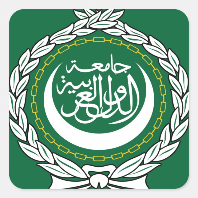 Arab League Square Sticker (Front)