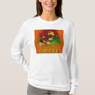 Arab Man Coffee Label T-Shirt