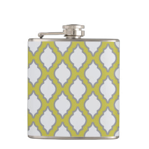 Arab Style Pattern Hip Flask