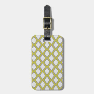 Arab Style Pattern Luggage Tag