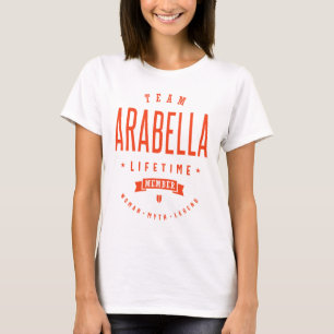 Arabella Personalised Name Birthday Gift T-Shirt
