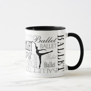 Arabesque Ballet Mug (customisable)