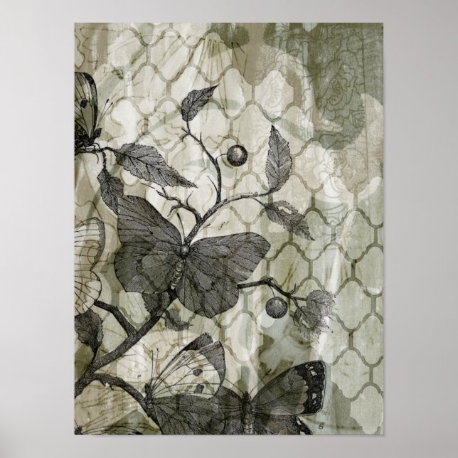 Arabesque Butterflies I Poster (Front)
