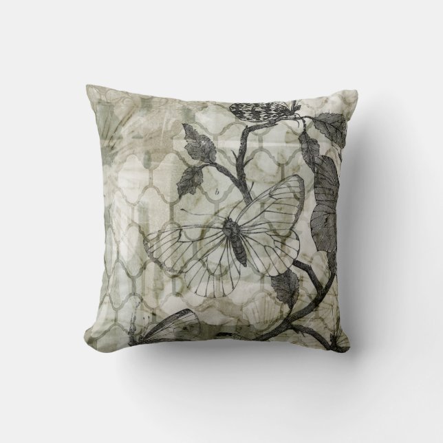 Arabesque Butterflies II Cushion (Front)
