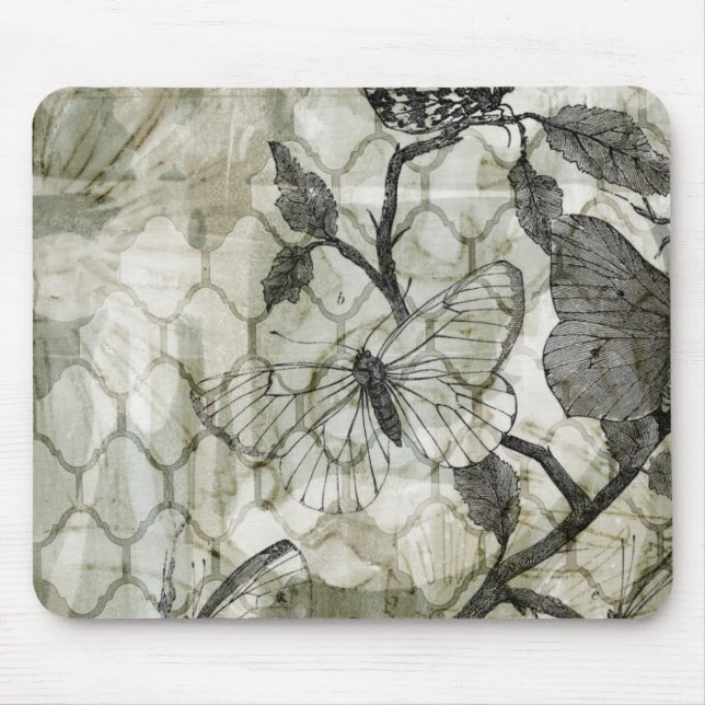 Arabesque Butterflies II Mouse Pad (Front)