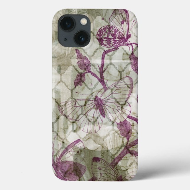Arabesque Butterflies IV Case-Mate iPhone Case (Back)