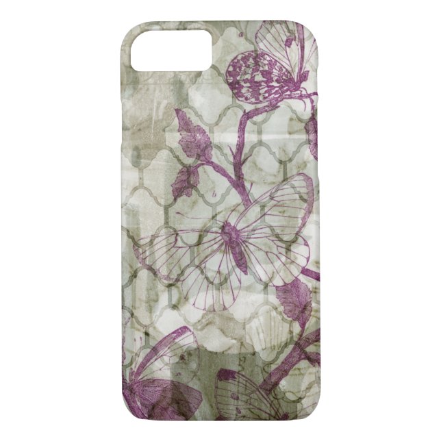 Arabesque Butterflies IV Case-Mate iPhone Case (Back)