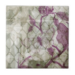 Arabesque Butterflies IV Tile<br><div class="desc">Animals</div>