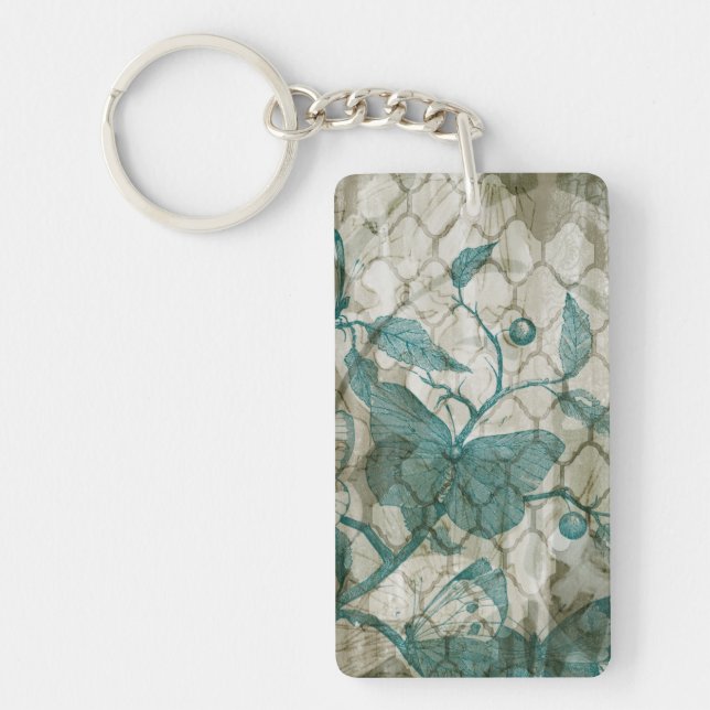 Arabesque Butterflies V Key Ring (Front)