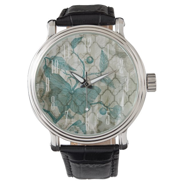 Arabesque Butterflies V Watch (Front)