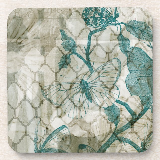 Arabesque Butterflies VI Coaster (Front)