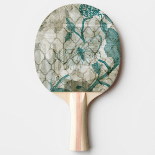 Arabesque Butterflies VI Ping Pong Paddle