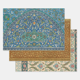 Arabesque Design Wrapping Paper Sheet