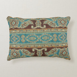 Arabesque Fabric Paisley Oriental Design Decorative Cushion