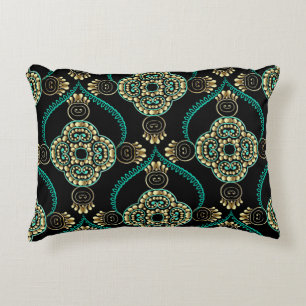 Arabesque Floral, Vintage Elegance Pattern. Decorative Cushion