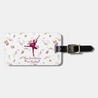 arabesque luggage tag