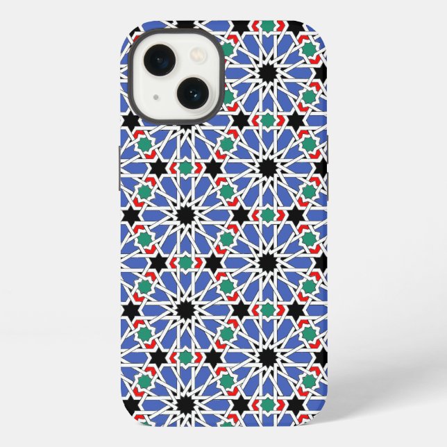 Arabesque Mosaic Pattern  iPhone Case (Back)