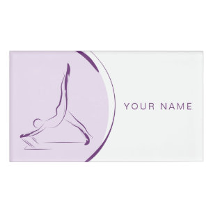 Arabesque on the reformer   Colour Name Tag