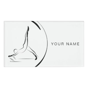 Arabesque on the reformer name tag