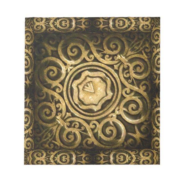Arabesque Ornament Notepad (Front)