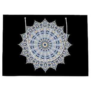 Arabesque Persian Oriental Arabic Turkish Decor Large Gift Bag