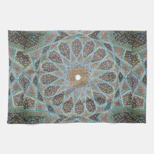 Arabesque Persian Oriental Arabic Turkish Decor Tea Towel