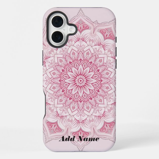 Arabesque Pink Mandala Case (Back)