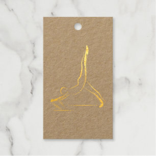 Arabesque Reformer Pilates Pose  Gift Tags