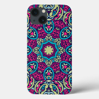 Arabesque Scrapbook Pattern iPhone Case 