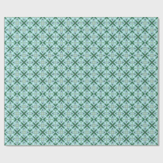 Arabesque Tile Bold Vivid Pattern Wrapping Paper