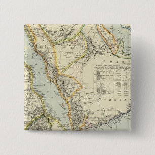 Arabia, Egypt, Nubia, Abyssinia 2 15 Cm Square Badge