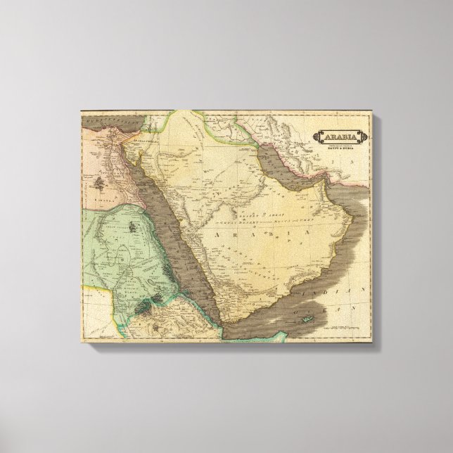 Arabia, Egypt, Nubia Canvas Print (Front)