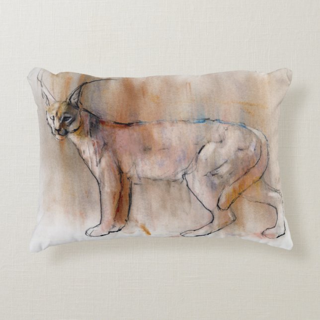 Arabian Caracal 2009 Decorative Cushion (Front)