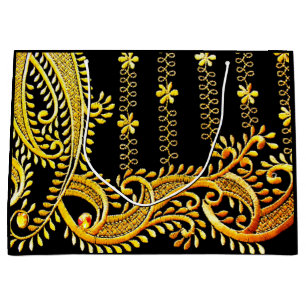 Arabian Embroidery Large Gift Bag