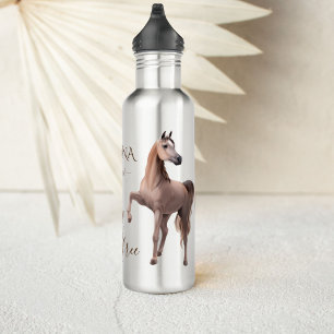 Arabian horse gifts personalised name 710 ml water bottle