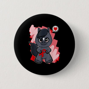 Arabian Horse Heart Disease Awareness Month _2 6 Cm Round Badge