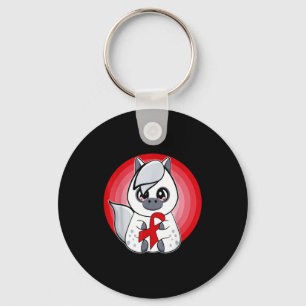 Arabian Horse Heart Disease Awareness Month Key Ring