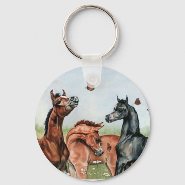 arabian horse keychain (Front)