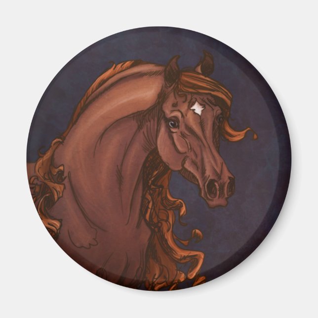 Arabian Horse magnet (Front)