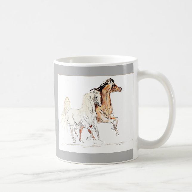 Arabian Horse Mug - horse lover gift (Right)