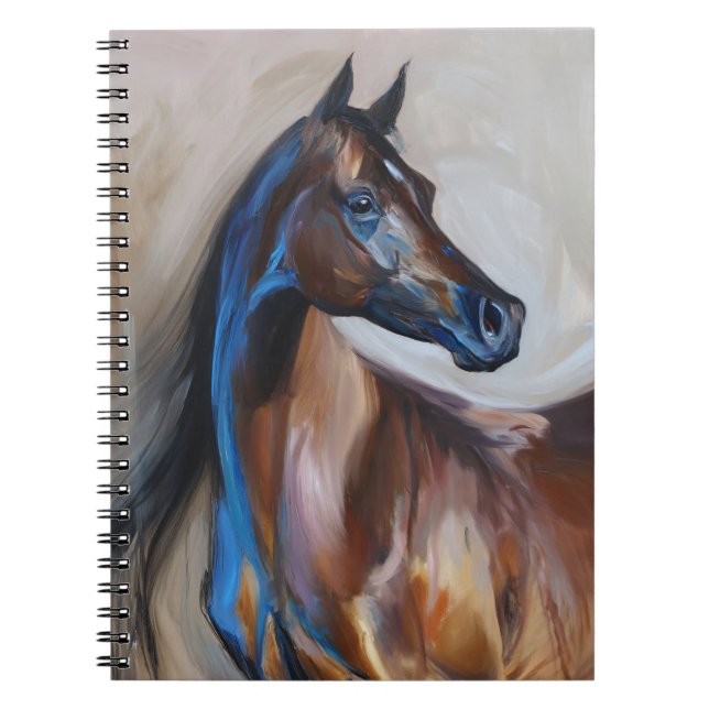 Arabian Horse Painting Notebook (Front)