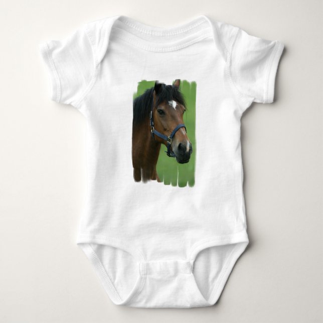 Arabian Horse Pictures Baby T-shirt Bodysuit (Front)
