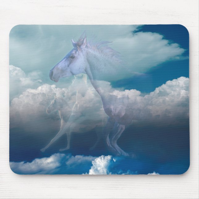 Arabian Horse Spirits SKY RIDERS Mouse Pad (Front)