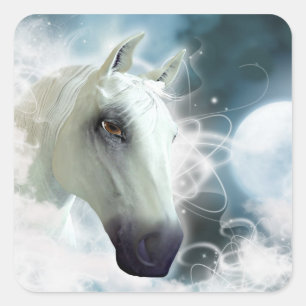 Arabian Horse Square Sticker